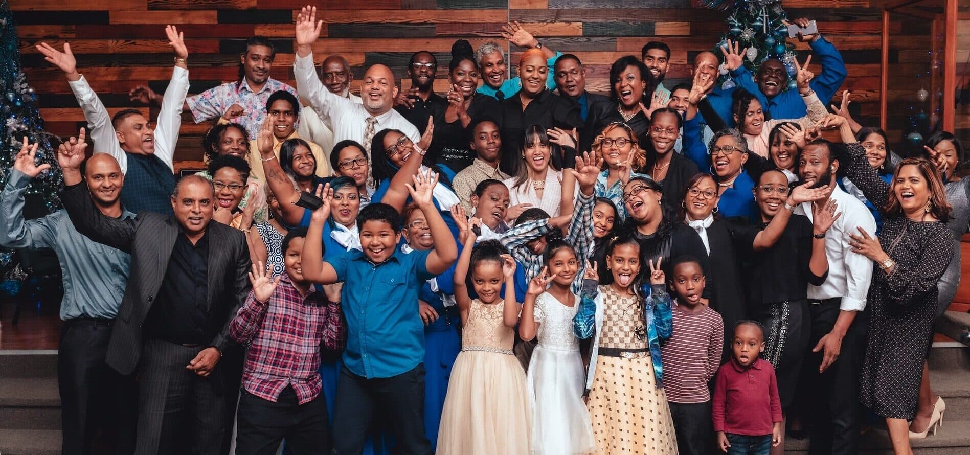 The POBMC family — congregation gathered together